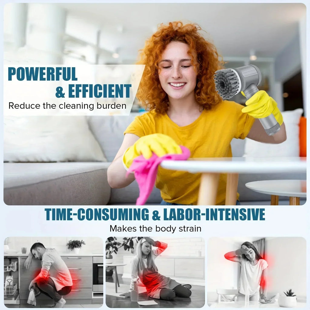 ElectricScrub Decentials - Brush Heads, Electric Cleaning Brush.