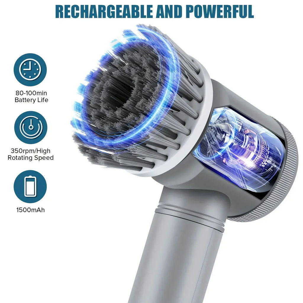 ElectricScrub Decentials - Brush Heads, Electric Cleaning Brush.